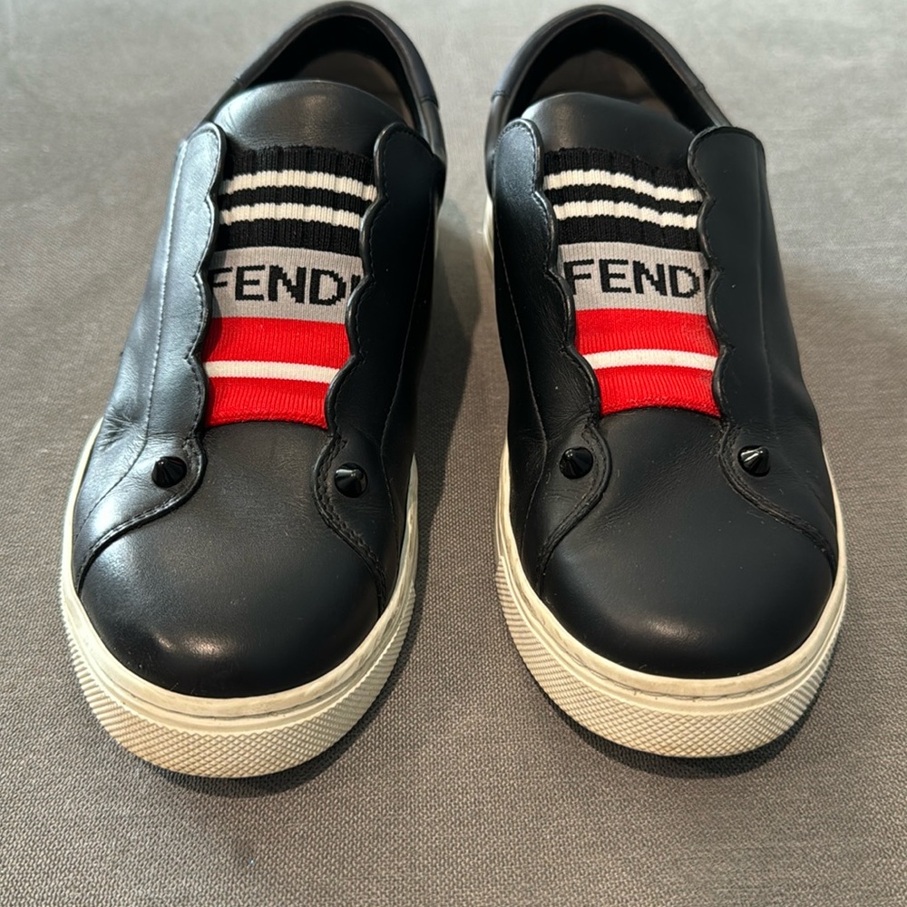 Fendi women designer sneakers size 6 US / 36 EU